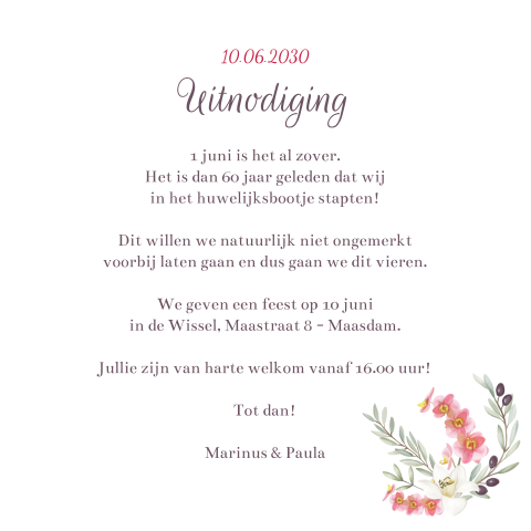 Kaart binnenkant