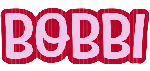 Uniek geboortekaartje roze in vorm van naam