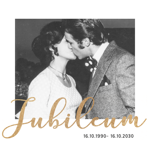 Uitnodiging jubileum 40 jaar getrouwd met foto