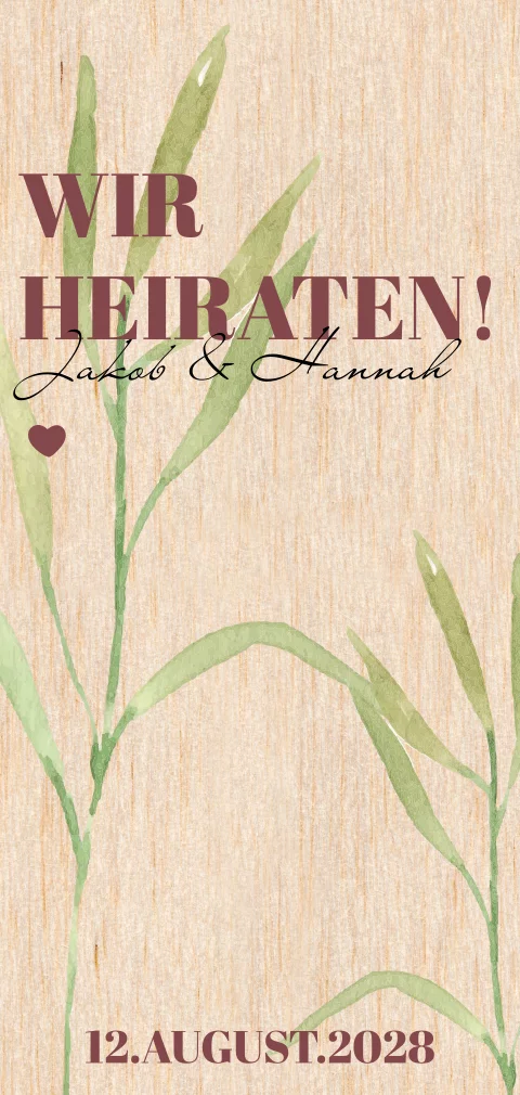 Holz Hochzeitsgeschenk Mit Gravur - Personalisierte Geldgeschenk Box Für Brautpaar