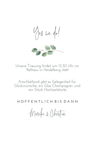 Alle Einladungskarten hochzeit blumen im Blick