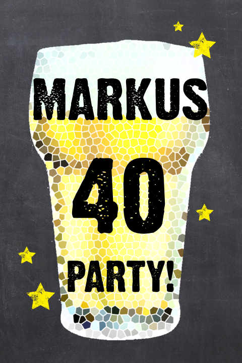 Einladung Zum 40 Geburtstag Mann