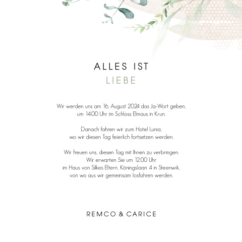 Was es bei dem Bestellen die Einladungskarten hochzeit blumen zu untersuchen gibt